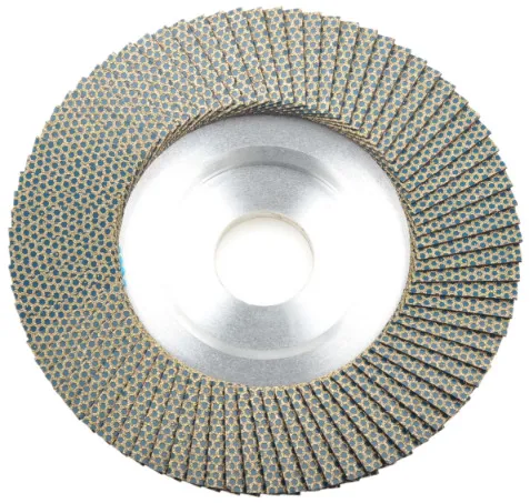 Diamond Flap Disc with Aluminum Backing monobloc aluminum-hub