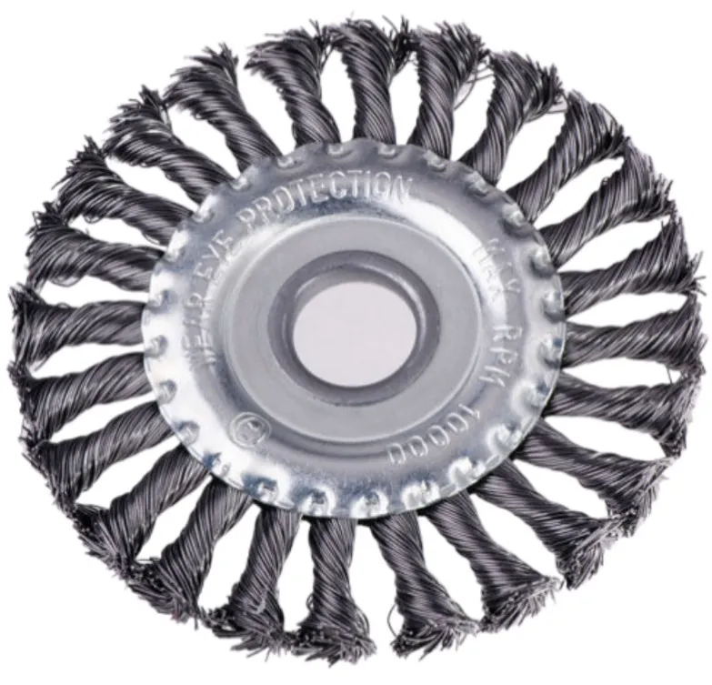 Circular Wire Brush with Twisted Wire