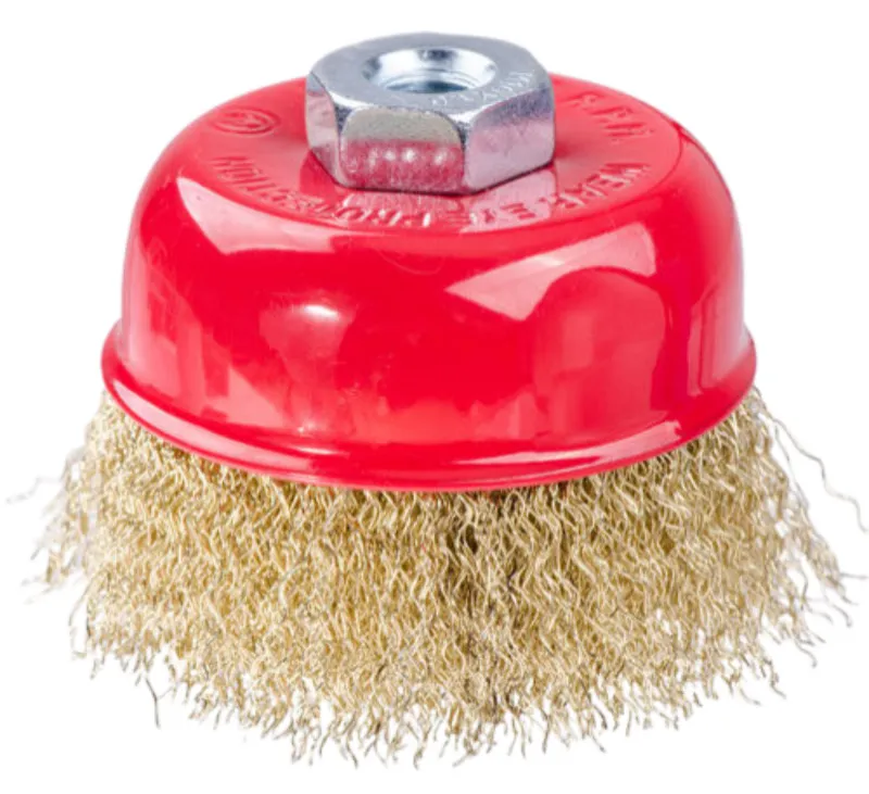 Cup Wire Brush with Crimped Wire