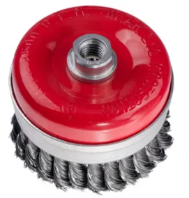 Cup Wire Brush with Twisted Wire