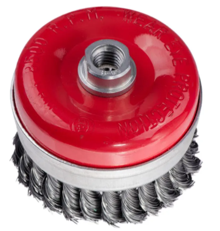 Cup Wire Brush with Twisted Wire
