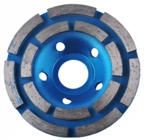Diamond Cup Grinding Wheel 2 Semented Row