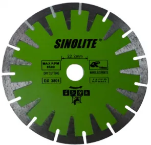 Deep T-Segmented Diamond Saw Blade for Dry Cutting