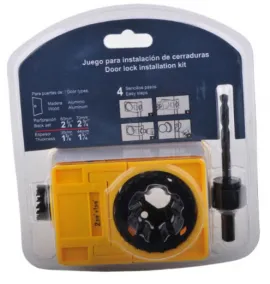 Carbon Steel Doorlock Installation Kit for Wooden Door