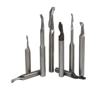 HSS-E 1F End Mill for Aluminum DIN7160 DIN7161