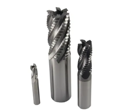 HSS-E End Mill Roughing Tooth for Aluminum