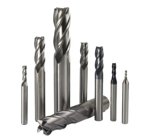 HSS-E End Mill 4 Flute Standard, Longer, Super Longer Length