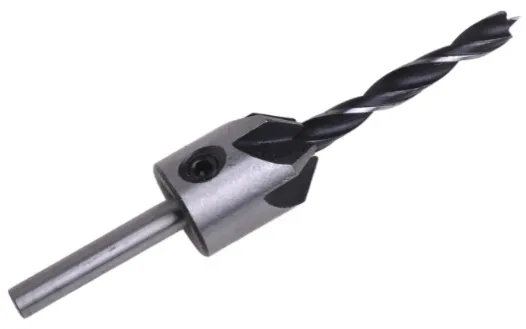 Wood Countersink with Brad Point Center Drill