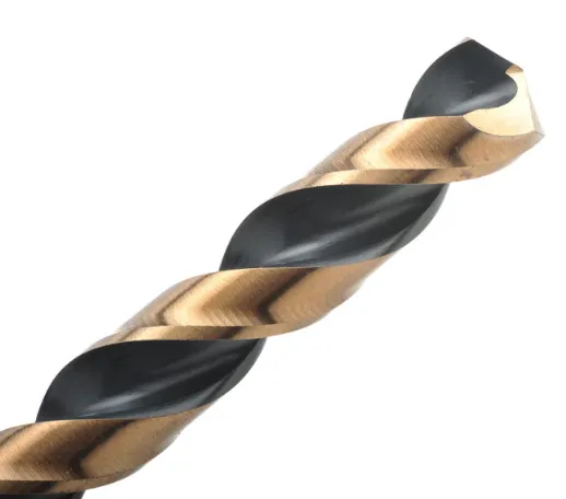 HSS-G Twist Drill, Black & Golden Finish, Industrial Quality