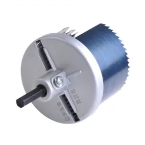 Exchangable Wood Hole Saw Aluminum plate with hole saw's sizes 26-63mm