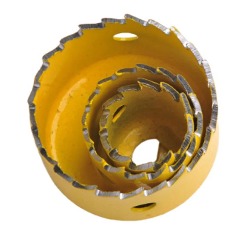 Carbon Steel Hole Saw Sharpened teeth for fast, clean and more efficient cutting