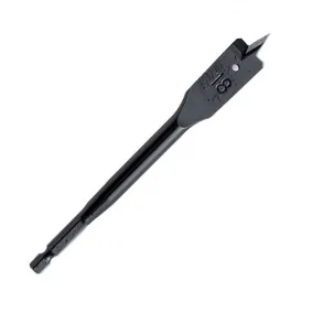 Impact Rated Spade Bit, heavy duty cutting, chamfered