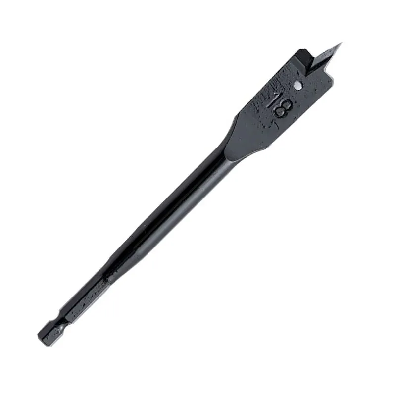 Impact Rated Spade Bit, heavy duty cutting, chamfered