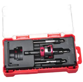 7Pcs TCT Countersink Set, Hex quick shank in plastic case