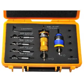 Countersink Adjustable Decking Bits with drilling and fastening function