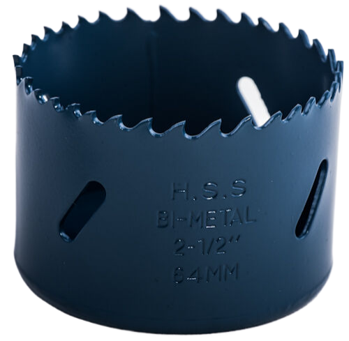 HSS Bi-Metal Hole Saw, dark blue color