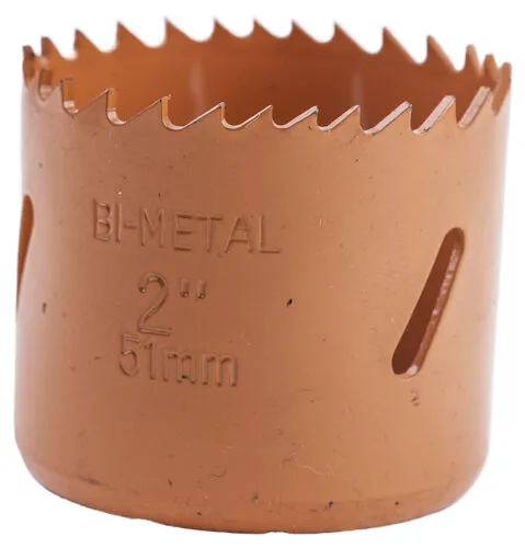 HSS Bi-Metal Hole Saw, Orange Color