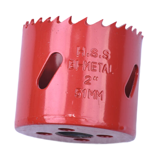 HSS Bi-Metal Hole Saw Red Color