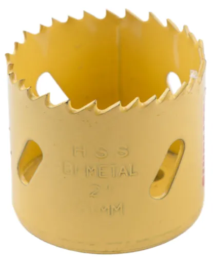 HSS Bi-Metal Hole Saw, Yellow Color