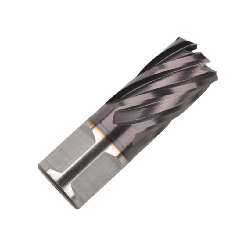HSS Weldon shank Annular Cutter, AlCrN Finish