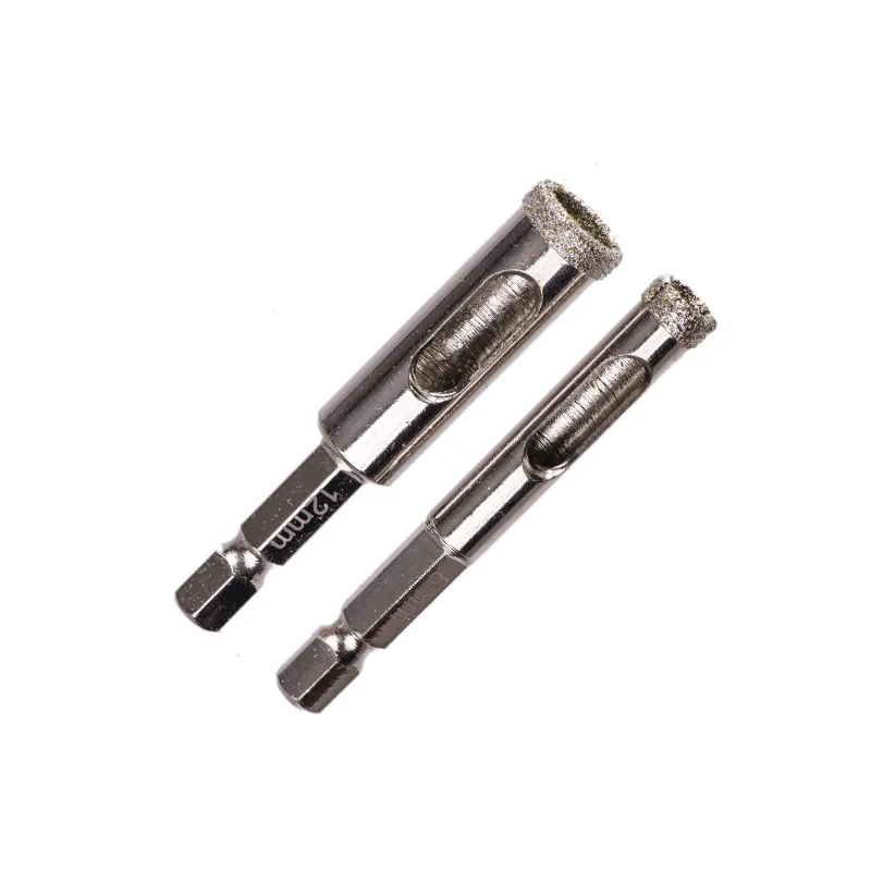 Hex quick shank Diamond Brazed Hole Cutter