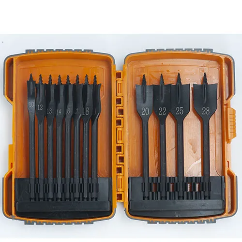 12pcs Auger Head Spade Bit Set