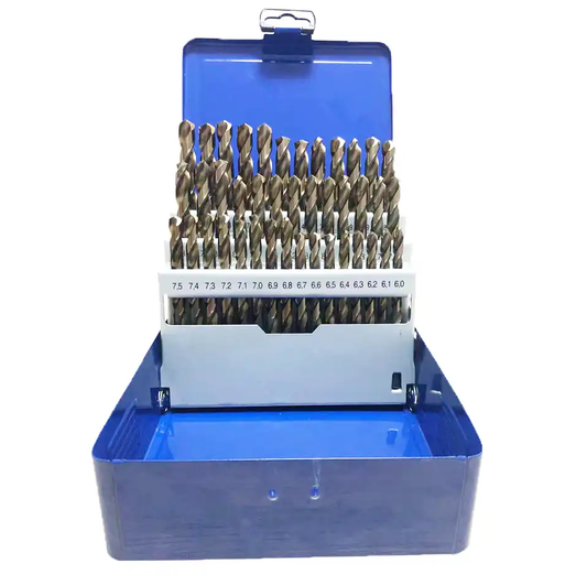 41pcs HSS-G Twist Drill Size: 6-10mm x 0.1