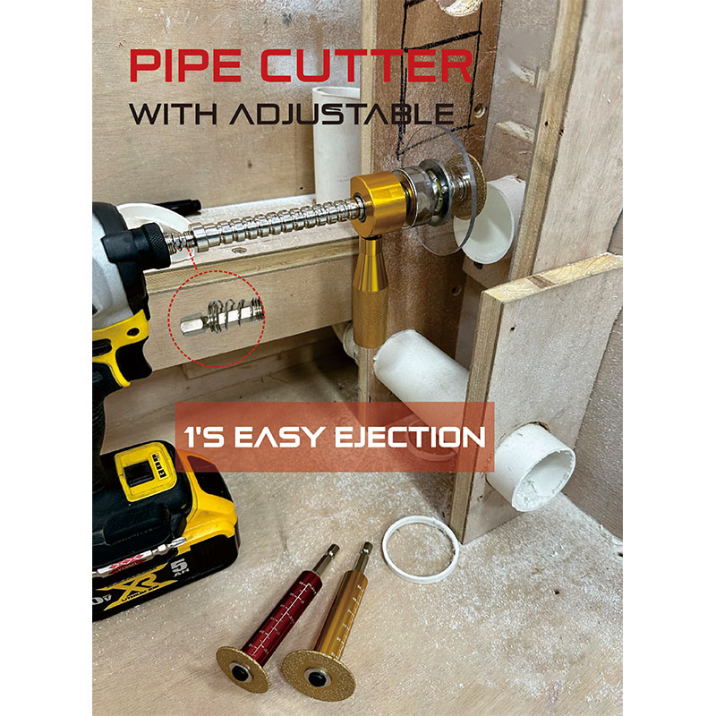 Piper Cutter with Ajustable sizes 1/2" to 4" with Handle